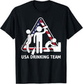Usa Drinking Team Shirt Beer Funny
