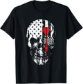 Skull American Flag Darts Board Throwing Sports Player Gift