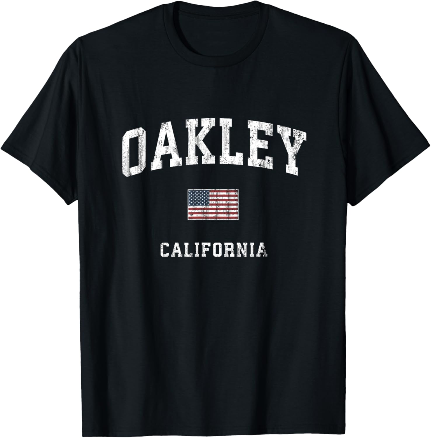 Oakley California Ca Vintage American Flag Sports Design