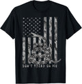 Dont Tread On Me White Camo American Flag Snake