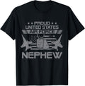 Proud Us Air Force Nephew Flag Usa Military Veteran