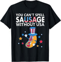 You Cant Spell Sausage Without Usa 4Th Of July American