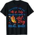 You Look Like 4Th July Hotdog Patriotic Men Women Kids Youth