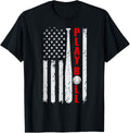 Baseball Usa Flag Ball And Bat Play Ball Softball Baseball
