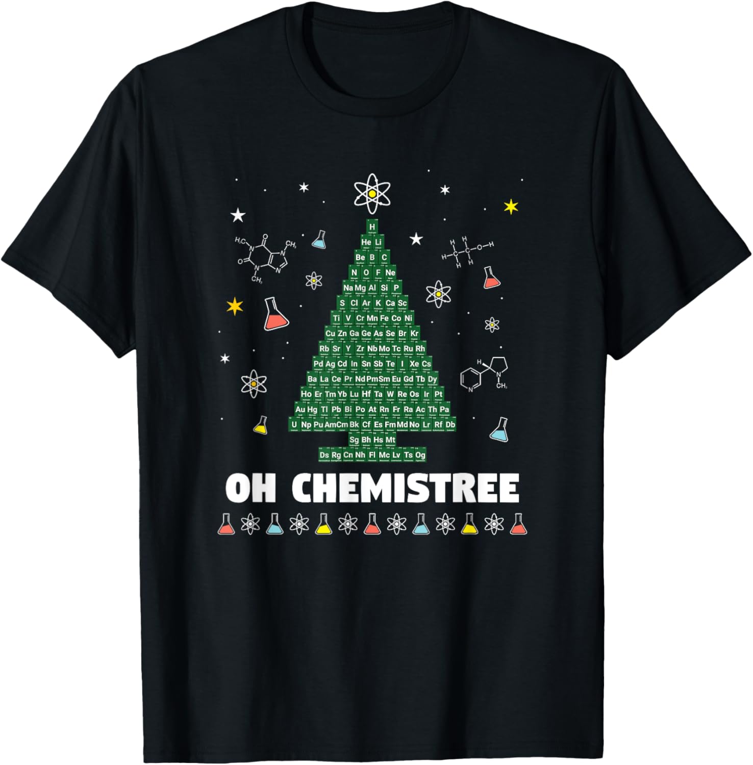 Oh Chemistree Periodic Table Chemistry Christmas Tree