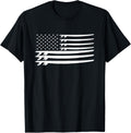 Surfer American Flag Surfboard
