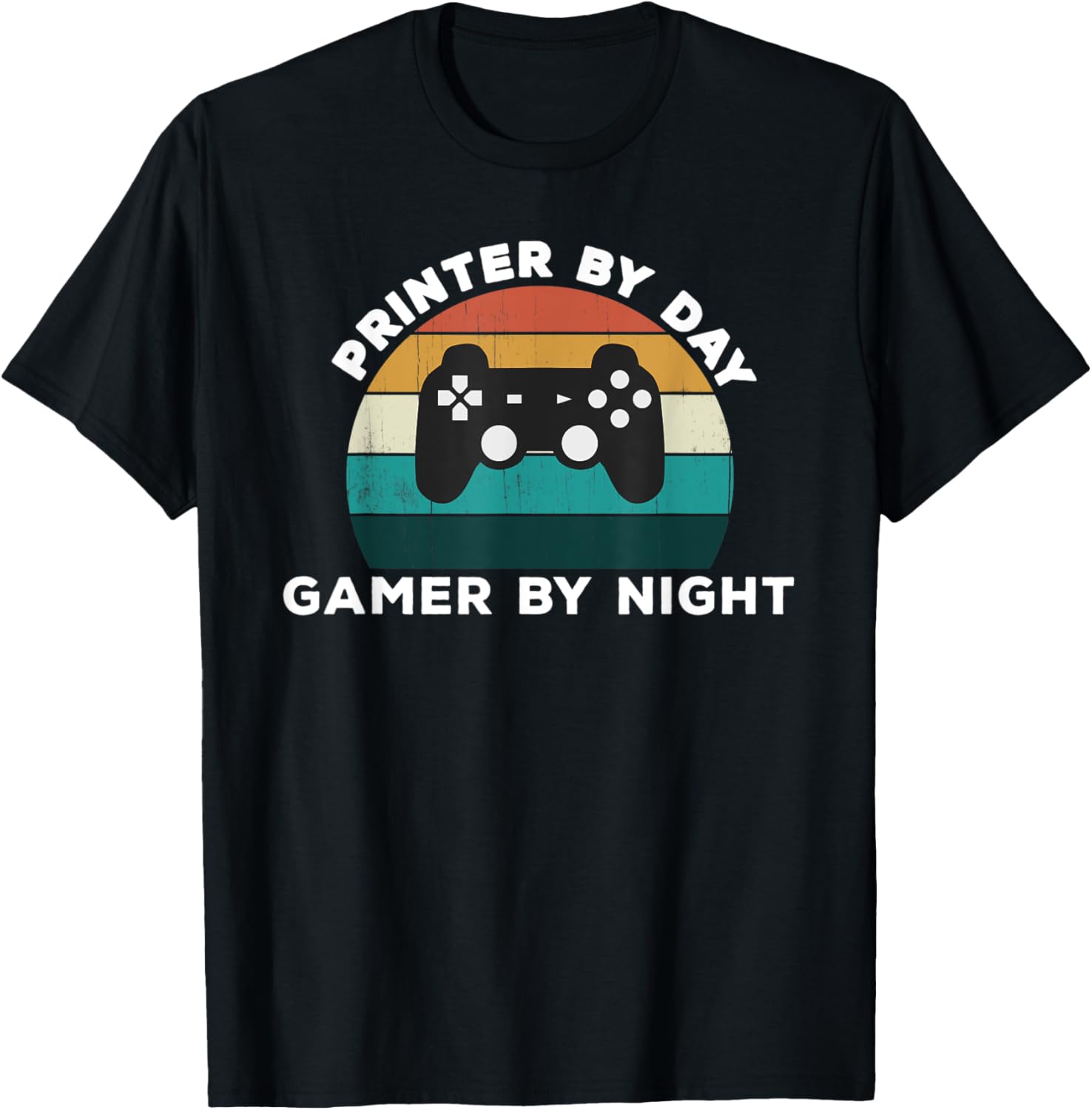 Funny Printer By Day Gamer By Night Print Video Game Lover