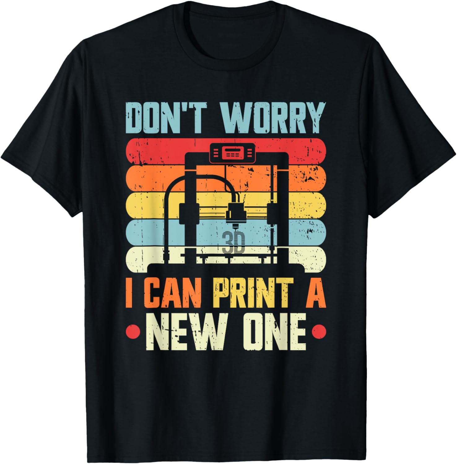 3D Printer Print A New One Retro Vintage 3D Printing