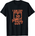 Mens 3D Printing Guy 3D Printer Programmer Engineer Vintage