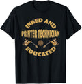 Inked And Educated Printer Technician
