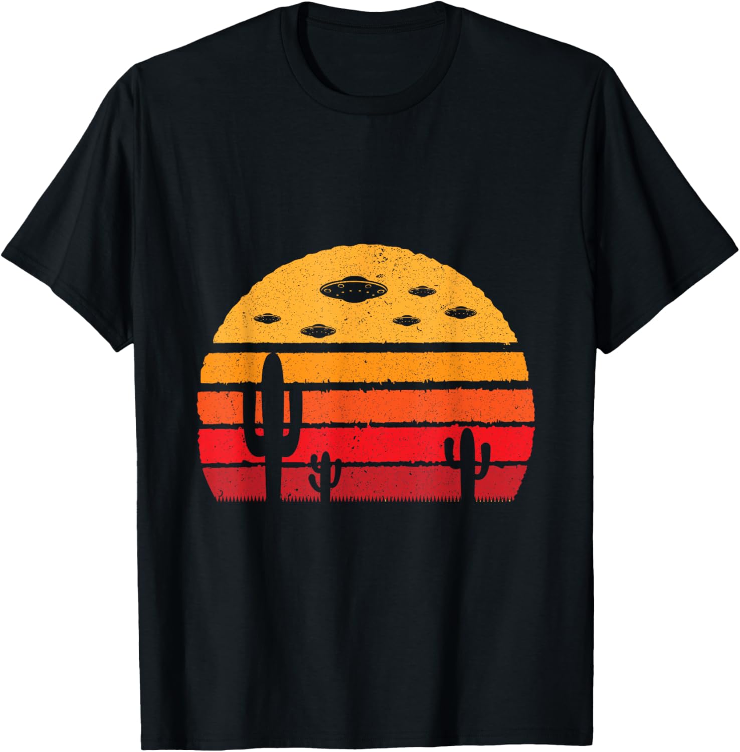 UFO Alien Retro Desert T-Shirt Extraterrestrial Gift