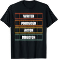 Writer Producer Actor Director Retro Vintage Filmmaker