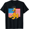 Pluto Patriotic Americana Usa Flag