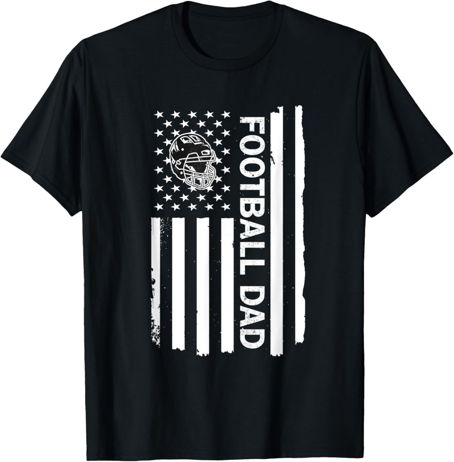 American Football Dad Proud Us American Flag Fathers Day