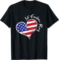 Let Freedom Ring Heart 4Th Of July Patriotic Usa Flag Stars