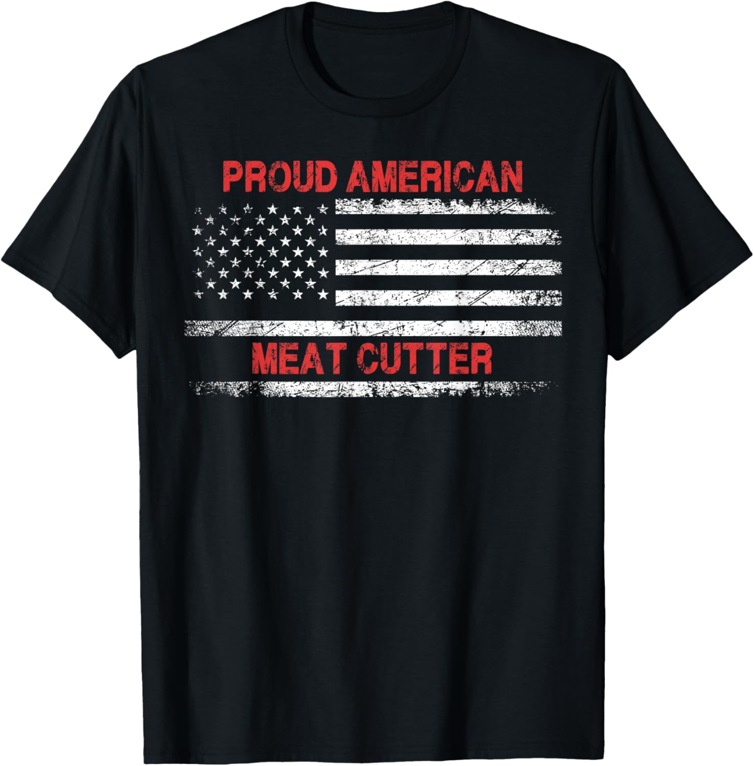 Proud American Patriotic Usa Flag Gift Meat Cutter