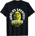 Shrek Father's Day World's Greatest Farter Chest Text Logo