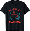 Neon Coffee Circuit Design Wake Up It U2019S Neon Time