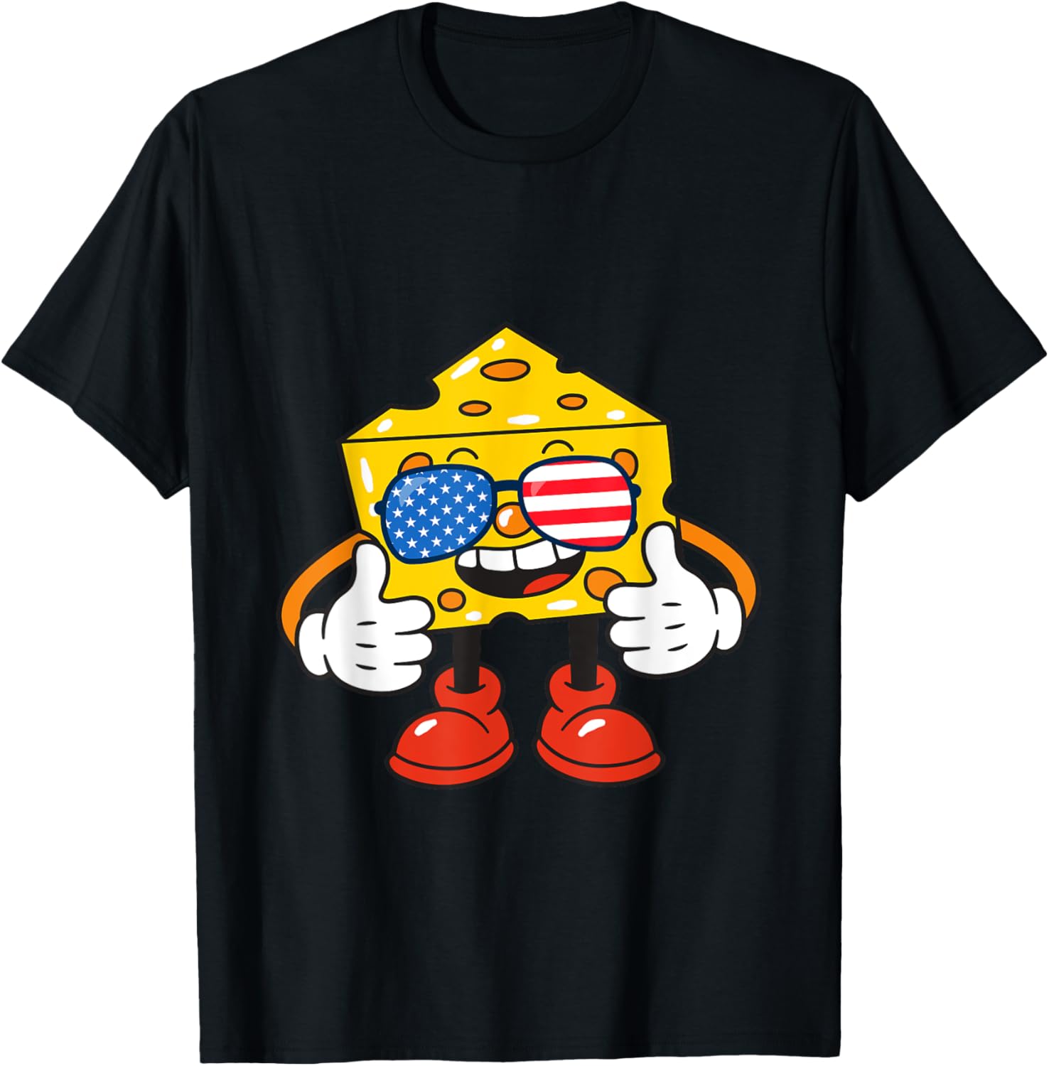 Cheese Sunglasses American Flag Usa 4Th Of July