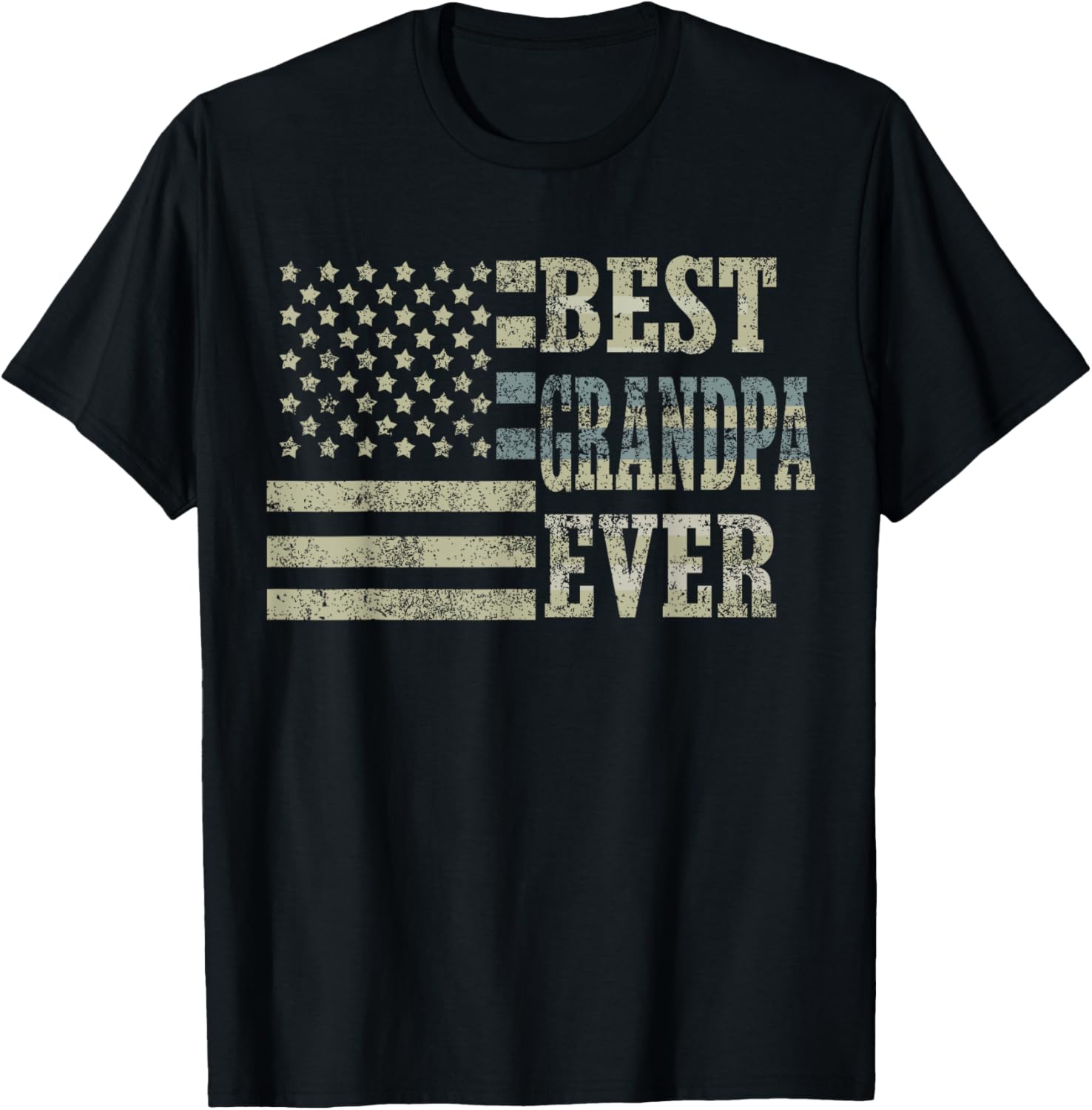 Best Grandpa Ever American Flag Usa Flag
