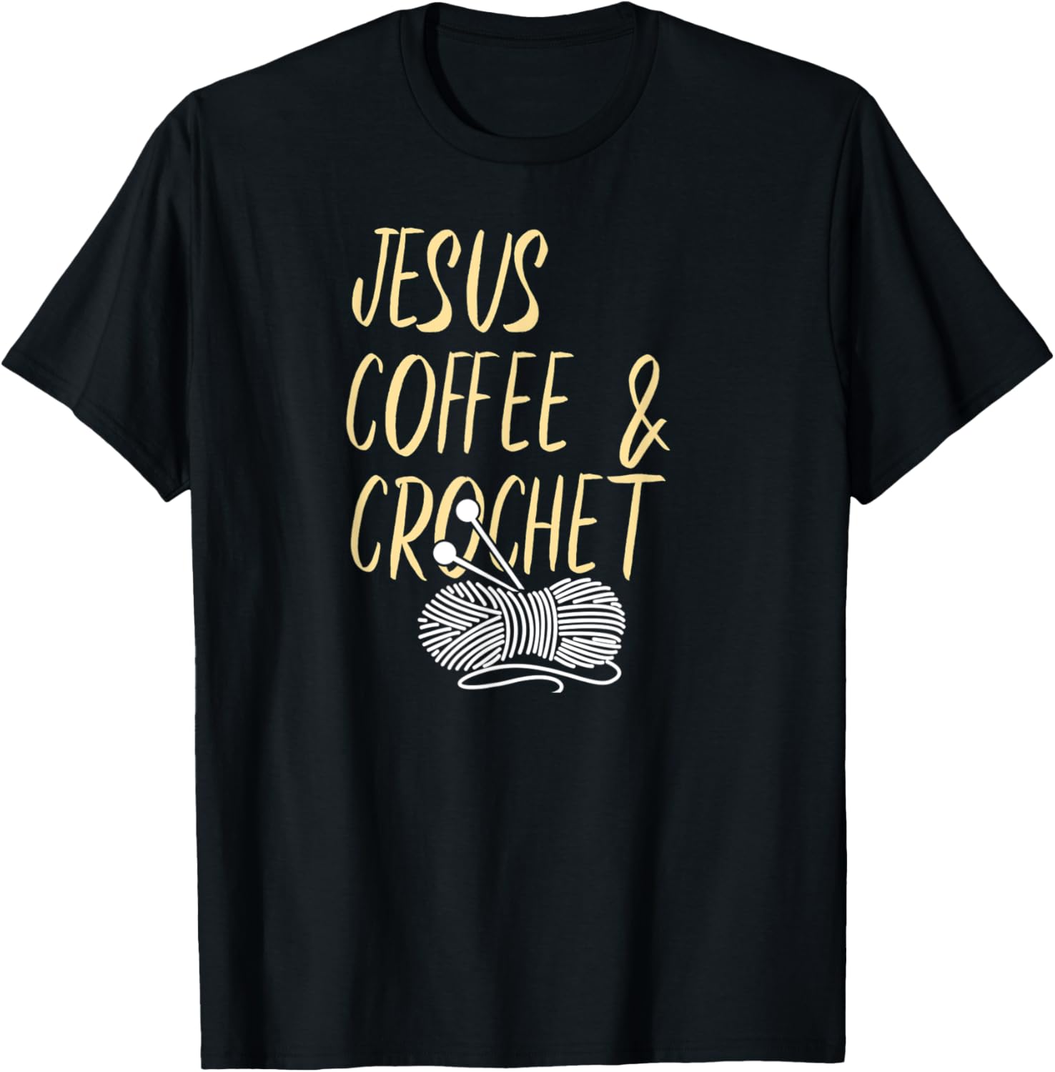 I Love Jesus Coffee Crochet Design Mom Knitting Knit Yarn