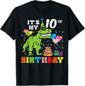 It's My 10th Birthday Dinosaur Trex 10 Years Old Birthday Boys Design 147