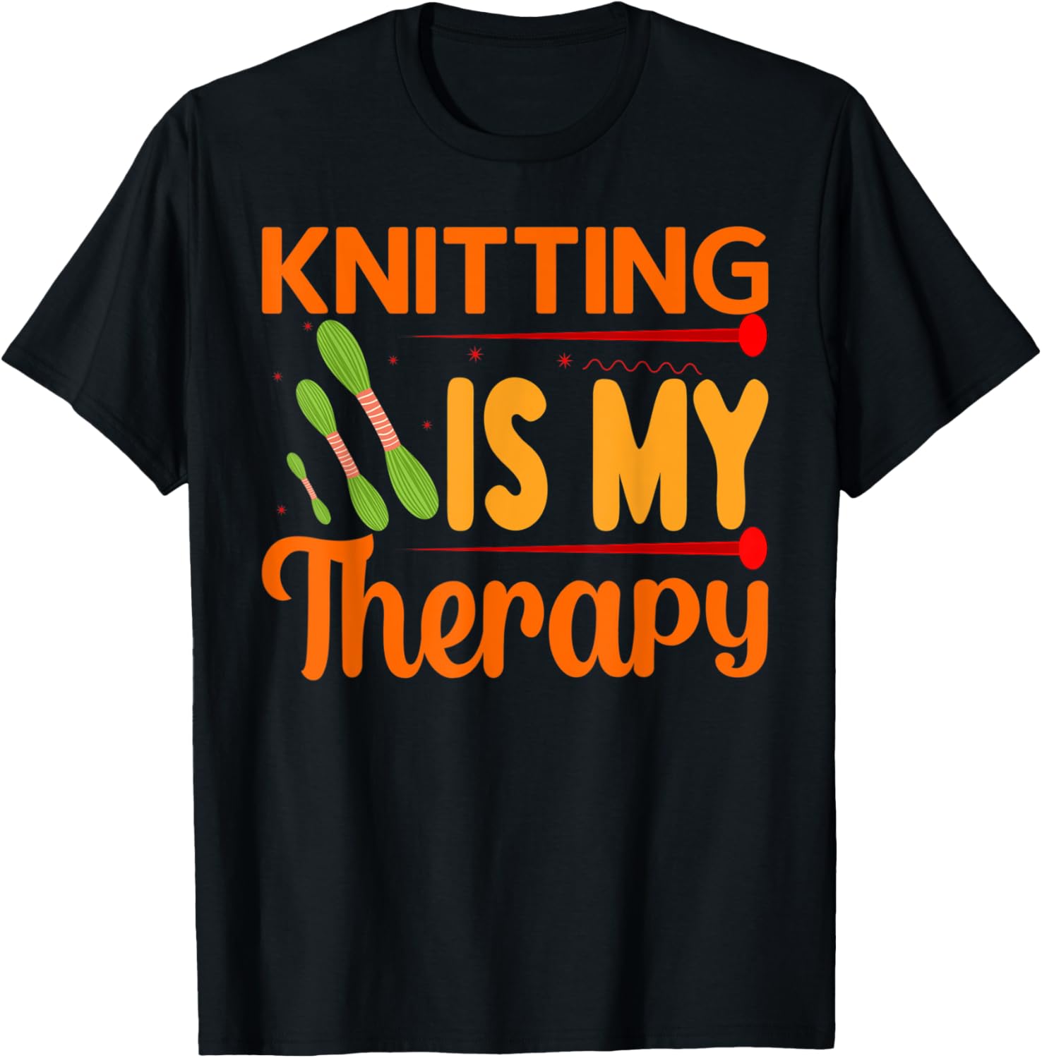 Knitting Is My Therapy Crochet Crocheting Yarn Knitting
