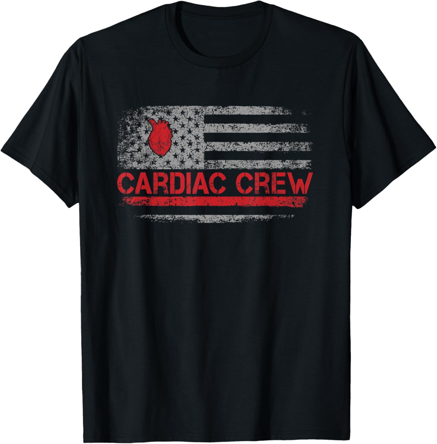 Us American Flag Cardiac Crew Cardiology Nurse Cardiologist
