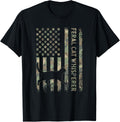 Feral Cat Whisperer Dad Camo Usa Flag