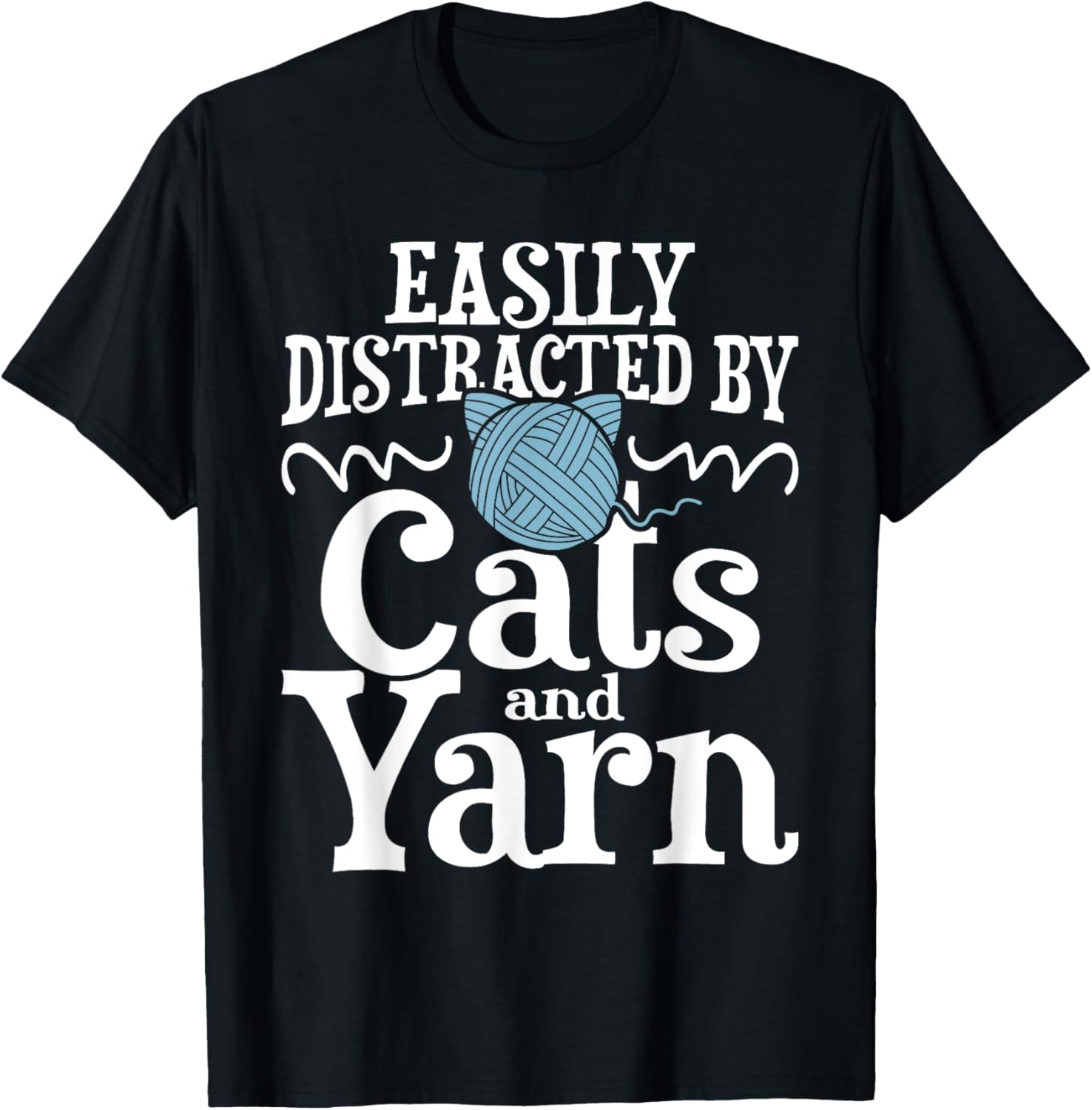 Easily Distracted by Cats and Yarn - Knitting Crocheting