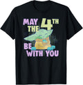 Sci-Fi Bounty Hunter May the 4th Be With You Green Alien Shirt 33