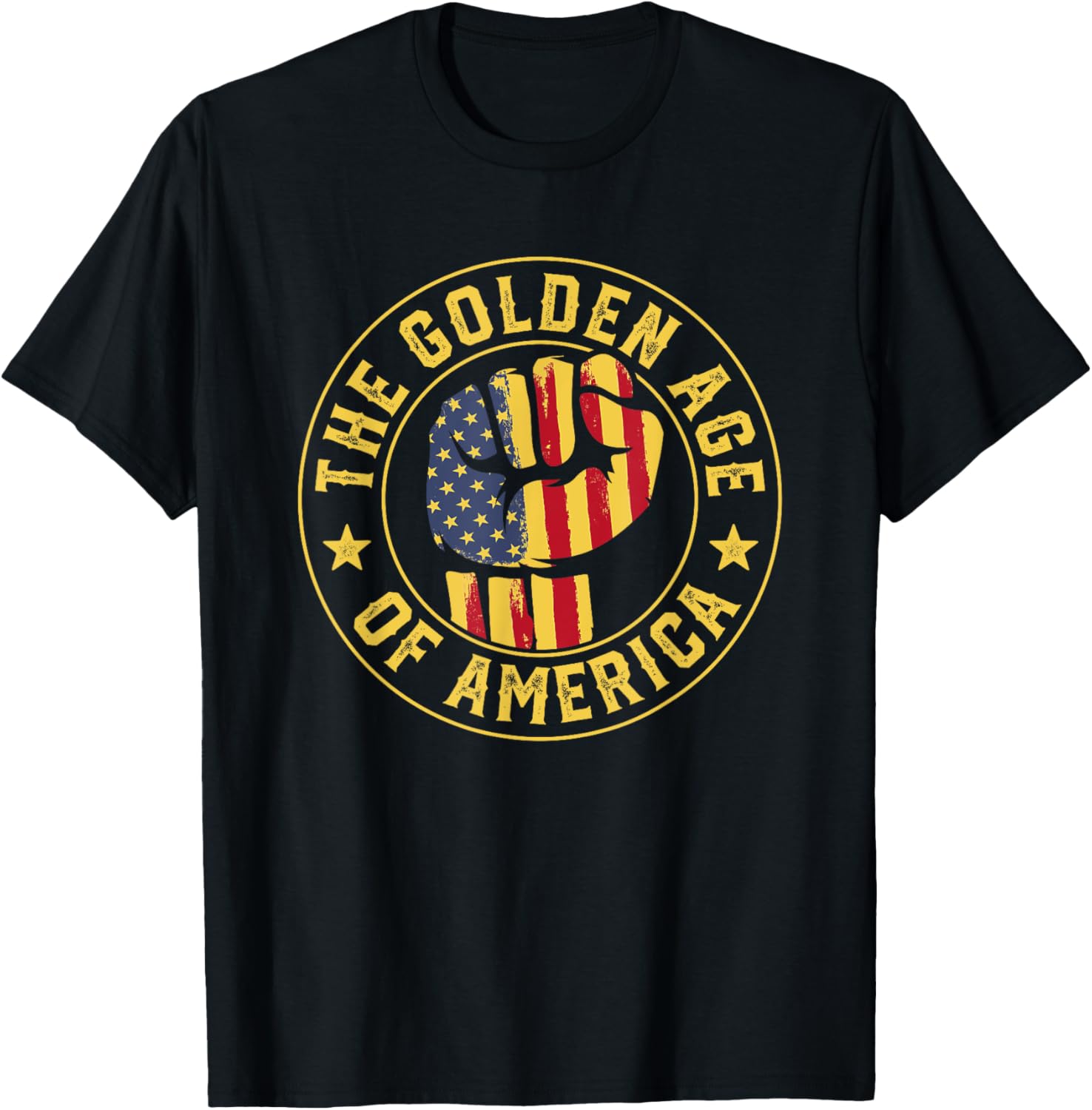 The Golden Age Of America Usa Flag Patriotic