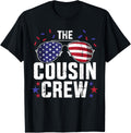 The Cousin Crew With Us American Flag For 4Th Of July