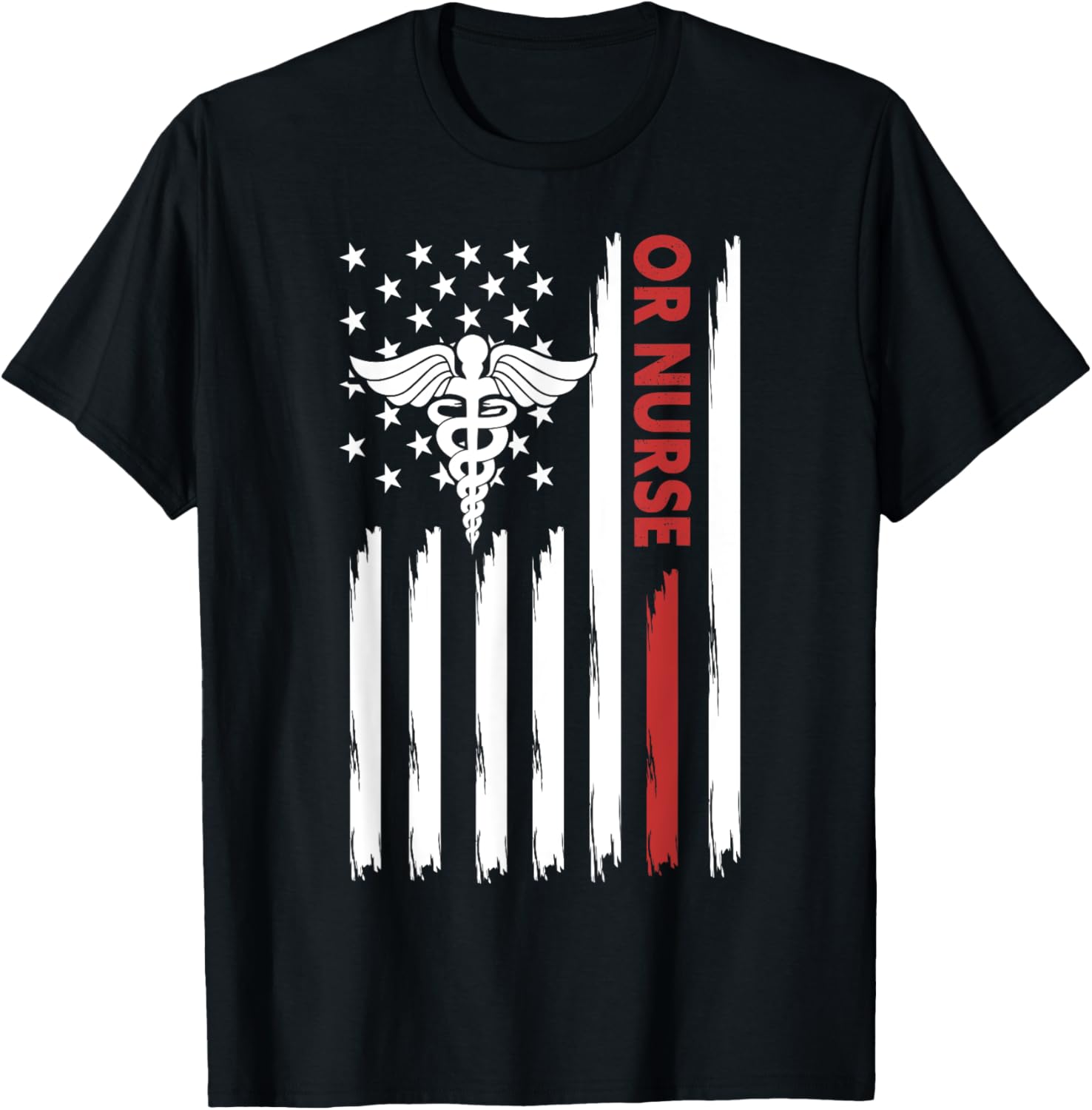 Operating Room Nursing American Flag Patriotic Or Nurse