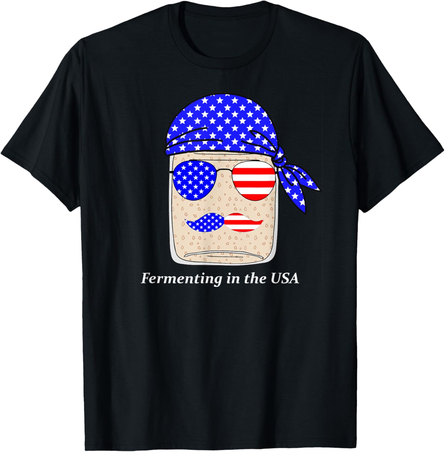 Fermenting In The Usa Patriotic July 4Th Graphic