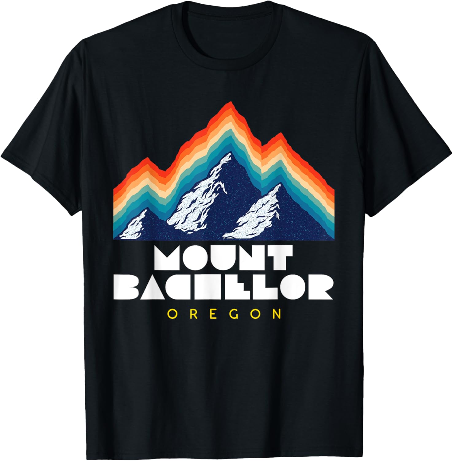 Mount Bachelor Oregon Usa Ski Resort 1980S Retro