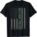 Military Police Shirt American Flag Proud Usa Veteran Gift