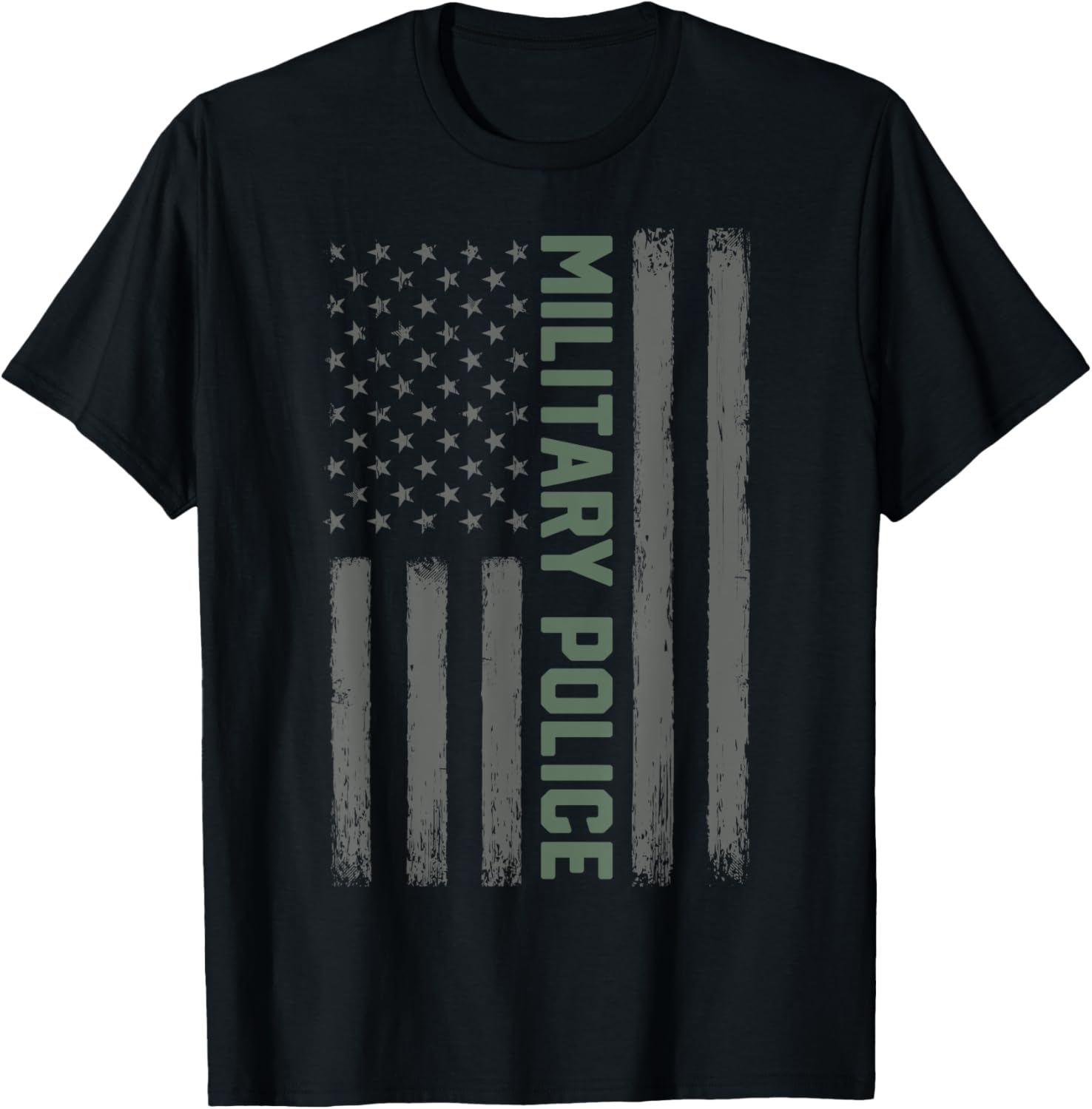 Military Police Shirt American Flag Proud Usa Veteran Gift