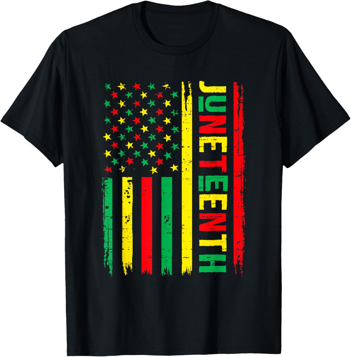 Mens Juneteenth 1865 American Flag Freedom African June 19Th