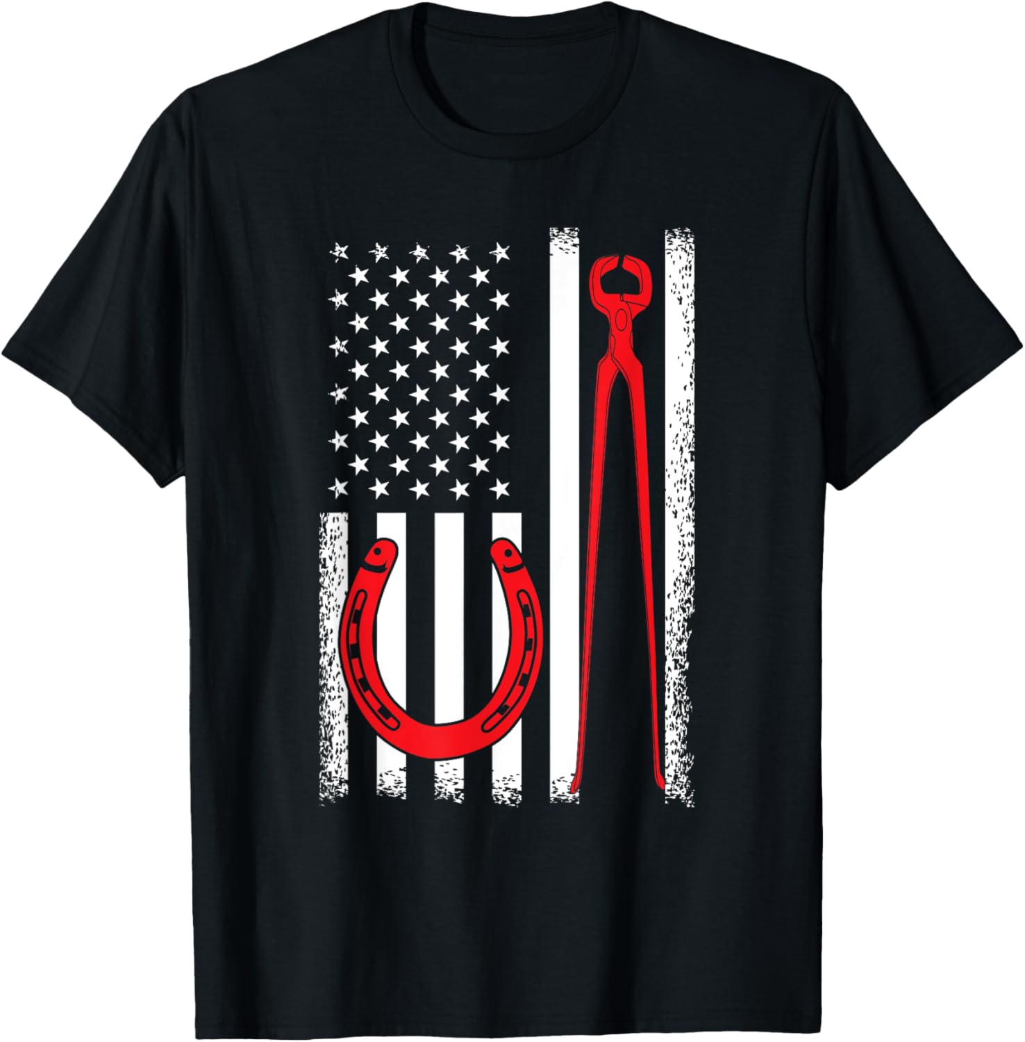 Farrier Patriot Usa Flag Funny 4Th Of July Horseshoeing Gift