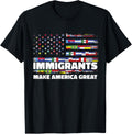 Immigrants Make America Great Immigrants Mexico Usa Flag