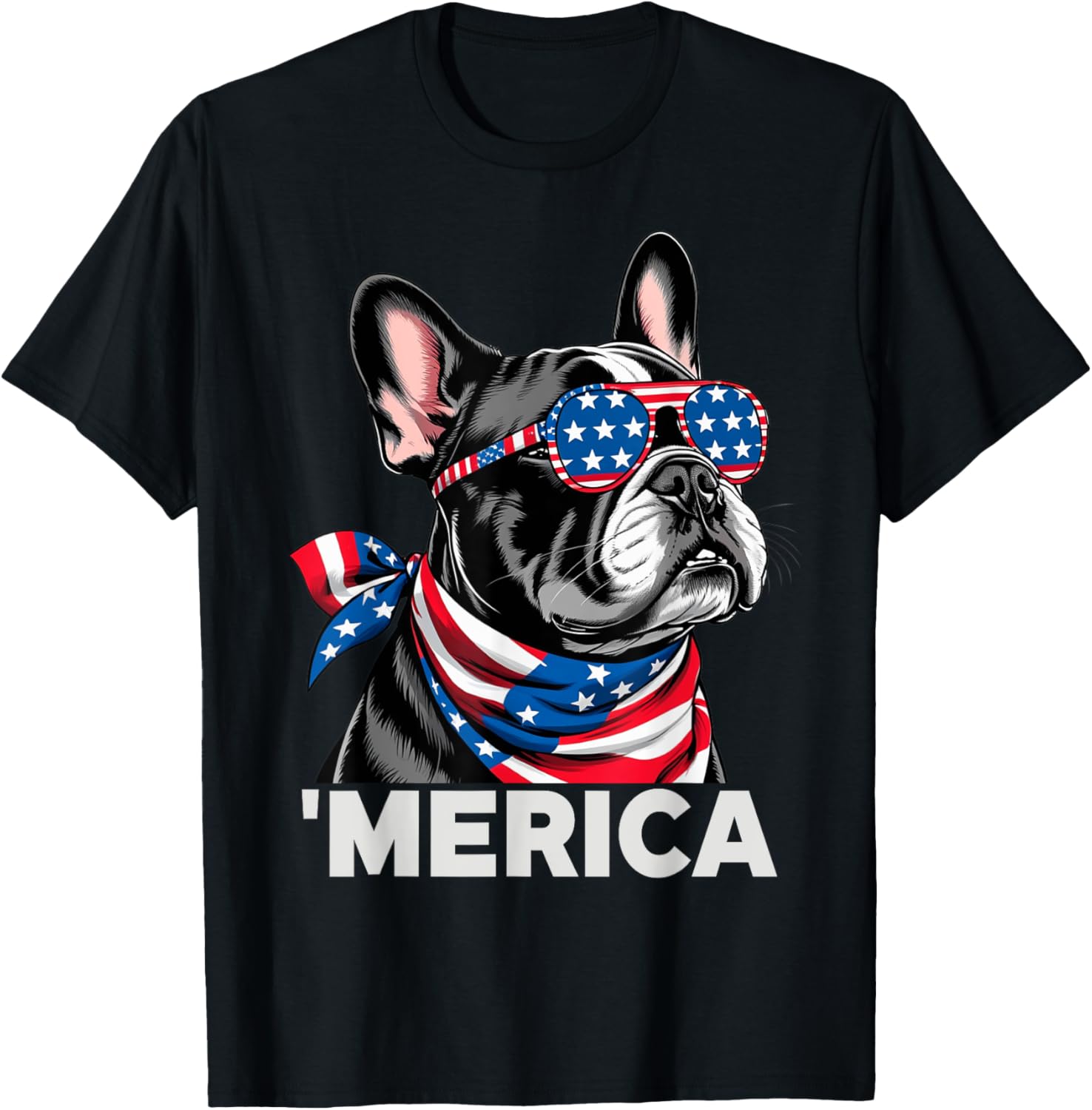 Patriotic French Bulldog Merica Frenchie July 4Th Usa Flag