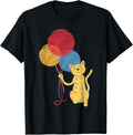 Cat Holding Yarn Balloon Birthday