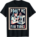 Girl 3D Printer Print Future