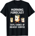 Breakfast Humor Funny Morning Forecast Breakfast Burrito