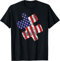 Autism Awareness American Flag Vintage Puzzle Piece Gift