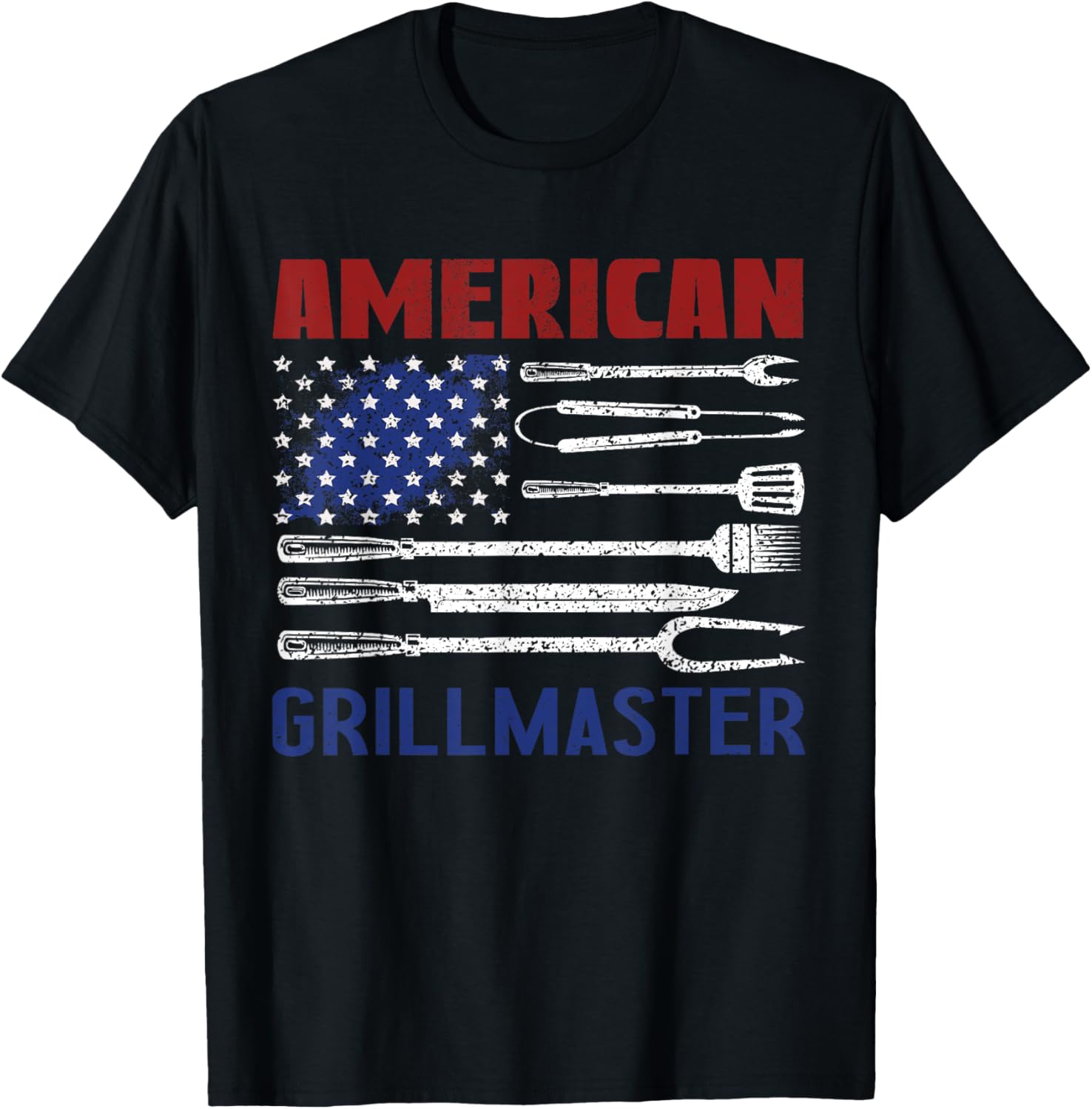 Patriotic American Flag Grill Barbeque Master