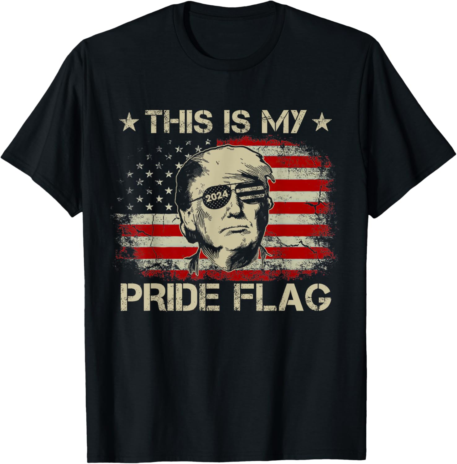 This Is My Pride Flag Trump 2024 American Flag 4Th Of July