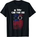 Usa American Flag Optician Ophthalmologist Eyeglasses Optics