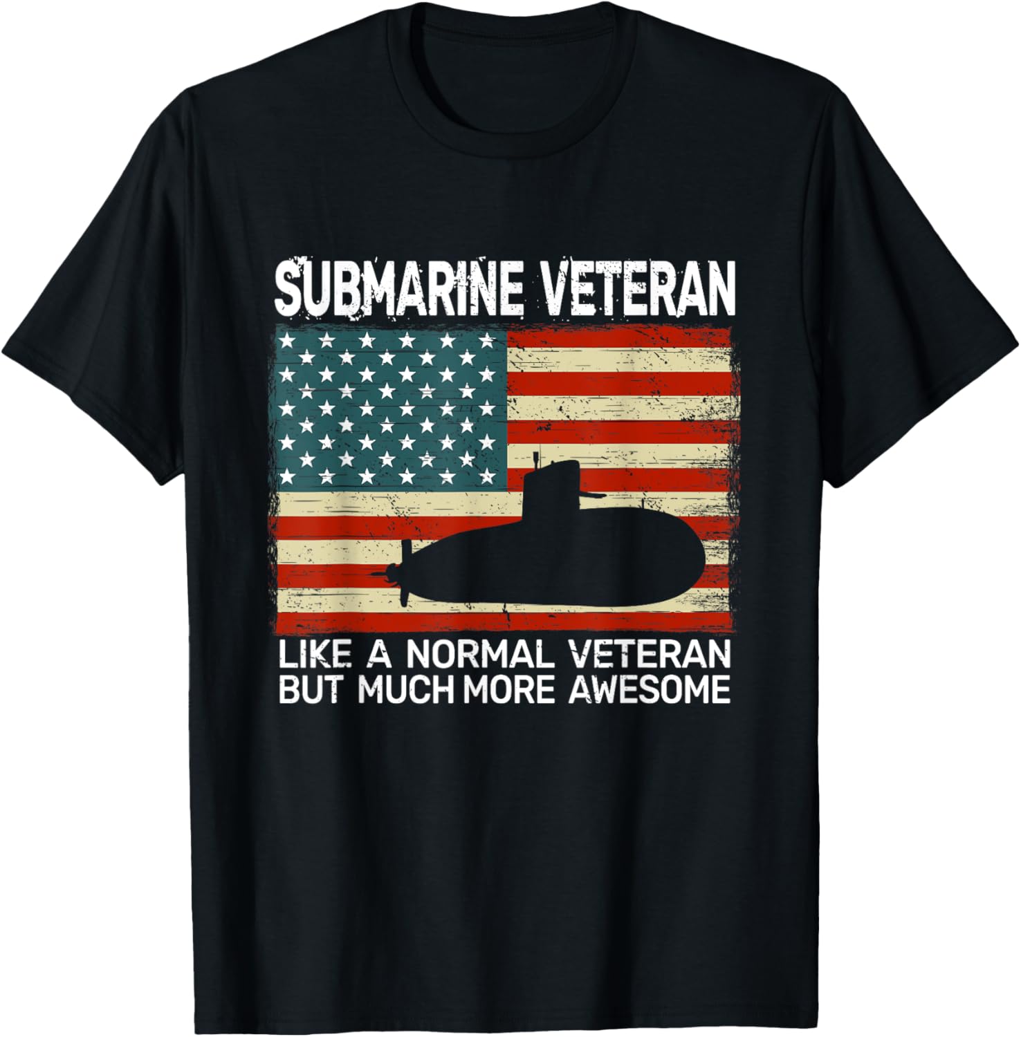Usa Flag Submarine Veteran For Men And Submarine For Men